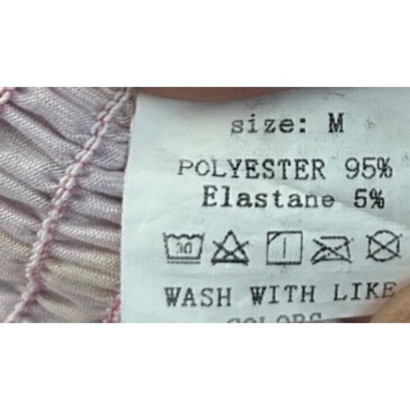 Unbranded Women Medium Tie Dye Palazzo Pants Boho Festival Wide Leg Smock Waist - Picture 4 of 7